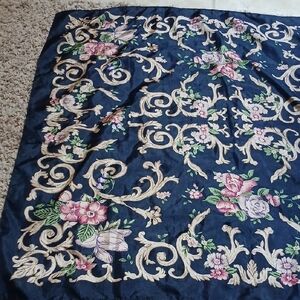 Floral Embroidered Scarf